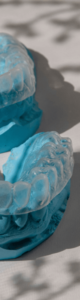 Mold of invisalign braces being made
