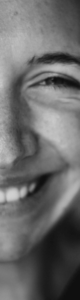 a woman after a braces consultation at Lion Dental